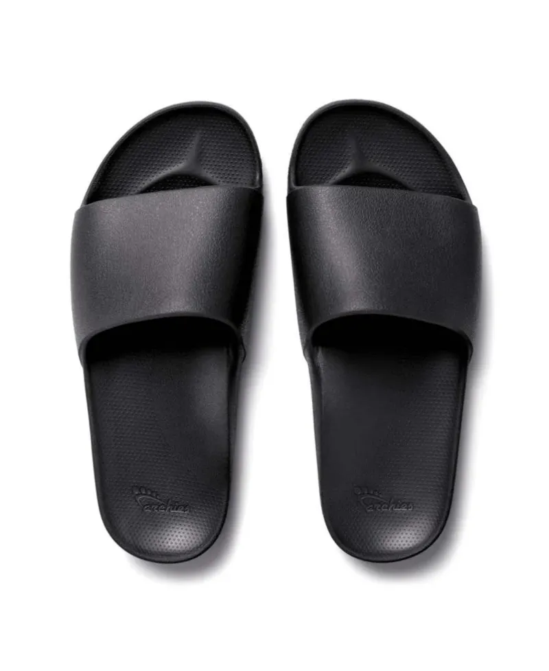 Golden Breed Archie Thongs-Archie Slide | Black