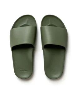 Golden Breed Archie Thongs-Archie Slide | Khaki