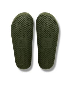 Golden Breed Archie Thongs-Archie Slide | Khaki