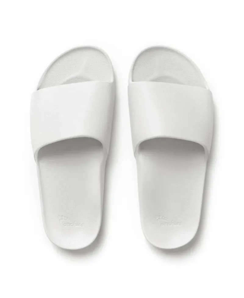 Golden Breed Archie Thongs-Archie Slide | White