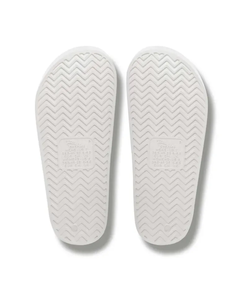Golden Breed Archie Thongs-Archie Slide | White