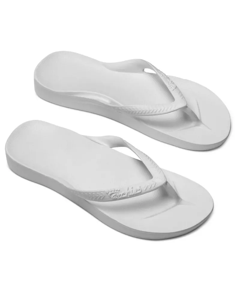 Golden Breed Archie Thongs-Archies Thong | White