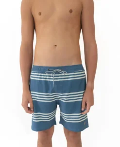Golden Breed Boardies-Beach Boy Elastic Boardie | Dusty Blue