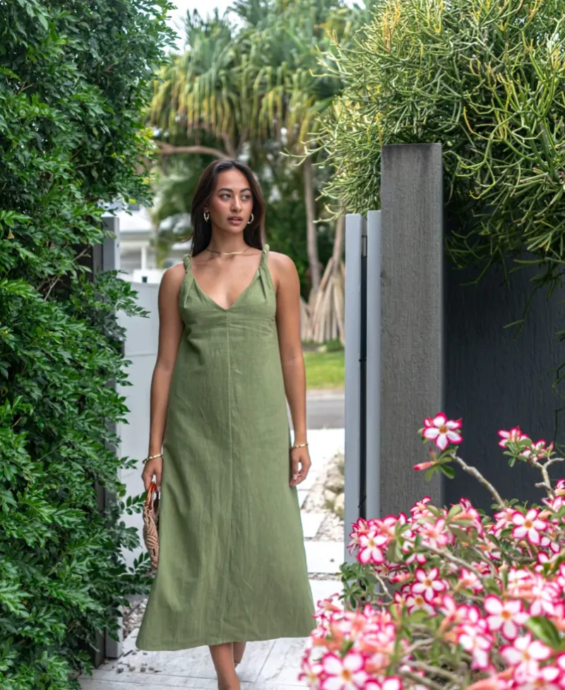 Women Golden Breed Dresses-Bridget Maxi Dress |