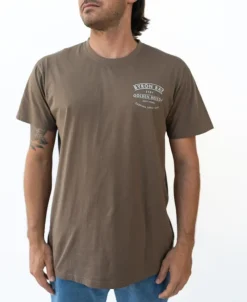 Golden Breed Tees-Byron Boards Tee | Wash Brown