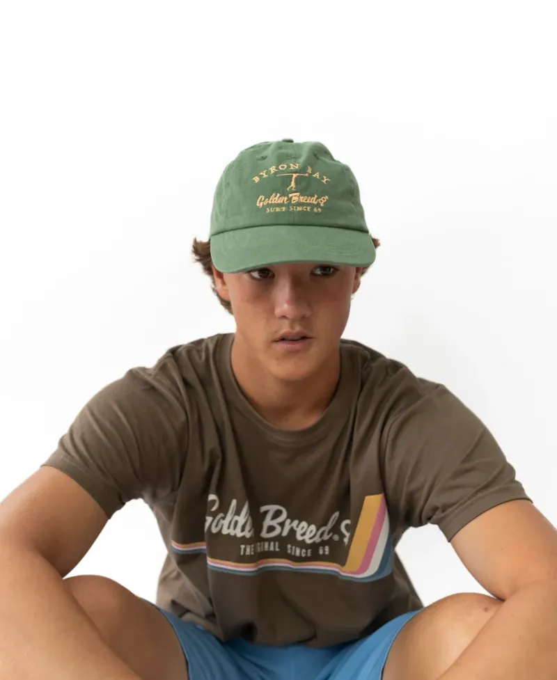 Golden Breed Hats & Caps|Hats & Caps-Byron Dean Cap | Khaki Vintage