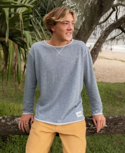 Golden Breed Hoodies & Sweats|Rag Tops-Classic Rag Top | Navy Marle