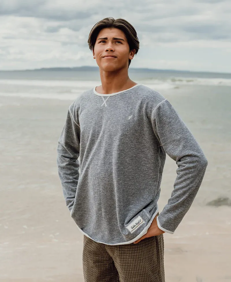 Golden Breed Hoodies & Sweats|Rag Tops-Classic Rag Top | Navy Marle