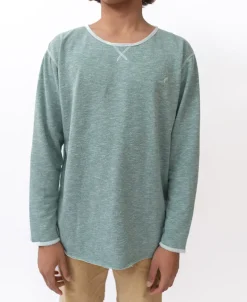 Golden Breed Hoodies & Sweats|Rag Tops-Classic Rag Top | Surf Green Marle
