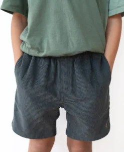 Kids Golden Breed Kids-Crackers Boys Walkshort | Wash Black