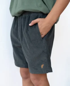 Kids Golden Breed Kids-Crackers Boys Walkshort | Wash Black
