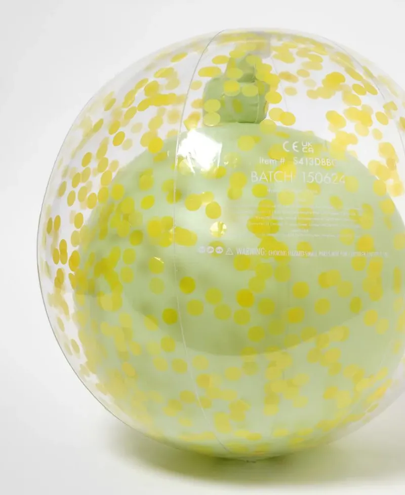 Golden Breed Sunny Life-3D Inflatable Beach Ball Cookie the Croc | Light Khaki
