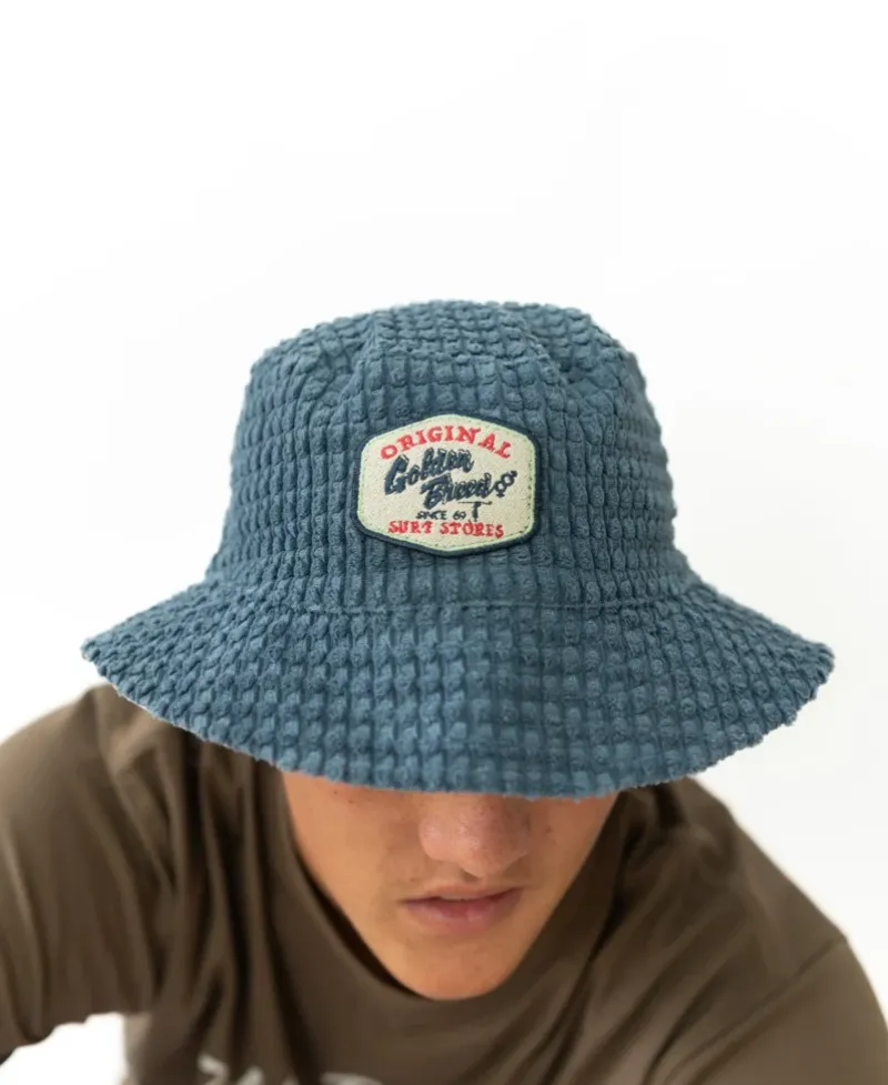 Golden Breed Bucket Hats-El Noggino Cord Bucket Hat |