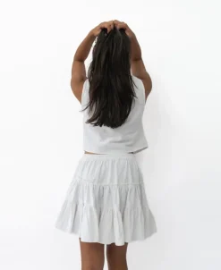 Women Golden Breed Skirts-Elsa Skirt | White