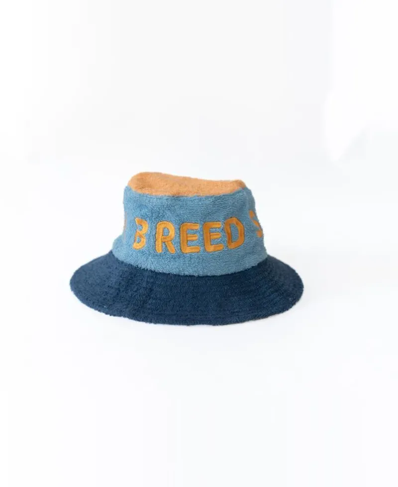 Golden Breed Bucket Hats-Ferry Terry Bucket Hat | Azure Blue