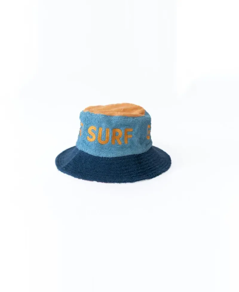 Golden Breed Bucket Hats-Ferry Terry Bucket Hat | Azure Blue