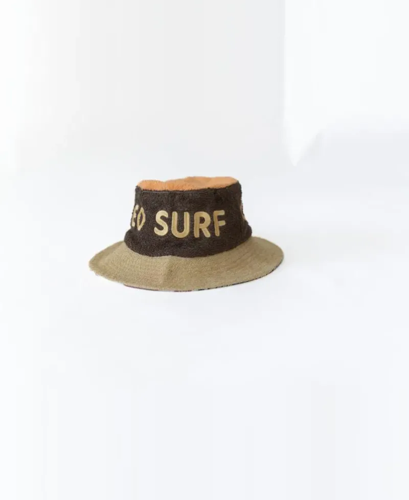 Golden Breed Bucket Hats-Ferry Terry Bucket Hat | Wash Brown