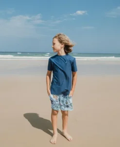 Kids Golden Breed Kids-Flamingos Elastic Boys Boardie |