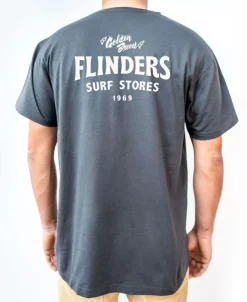Golden Breed Tees-Flinders Easy Rider Tee | Wash Black