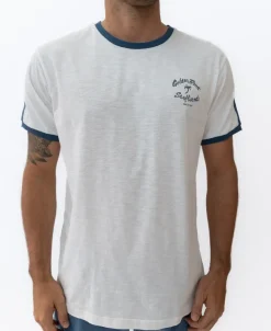 Golden Breed Tees-Flinders Landy Tee | Off White