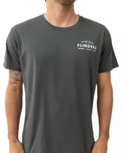 Golden Breed Tees-Flinders Old School Tee | Wash Black
