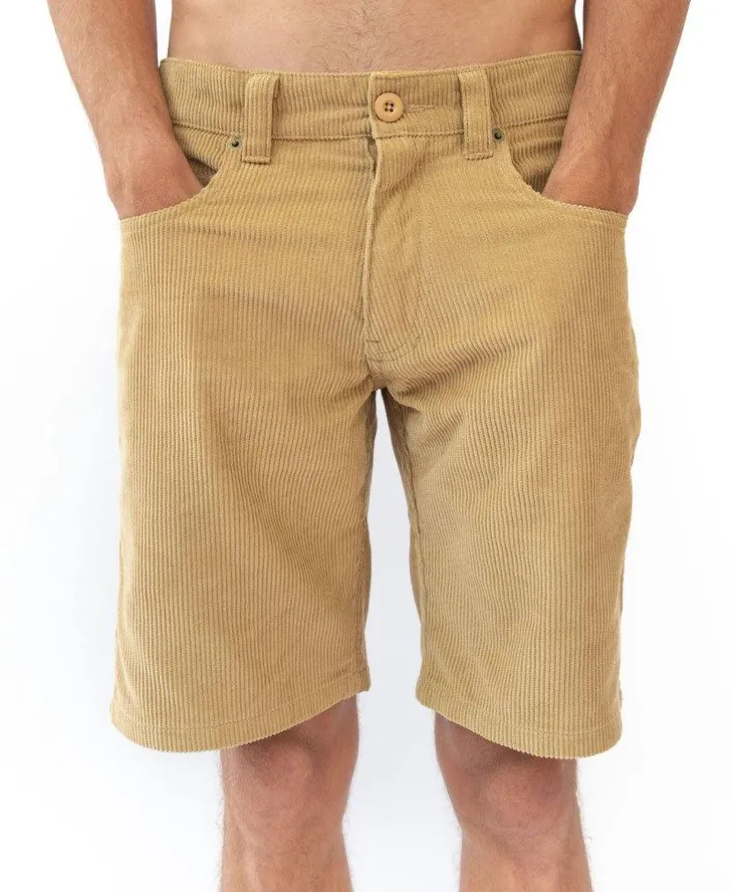 Golden Breed Floyd Walkshorts|Shorts-Floyd Cord Walkshort | Dark Camel