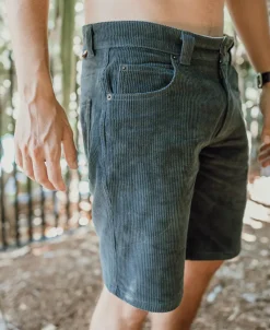 Golden Breed Floyd Walkshorts|Shorts-Floyd Cord Walkshort | Wash Black