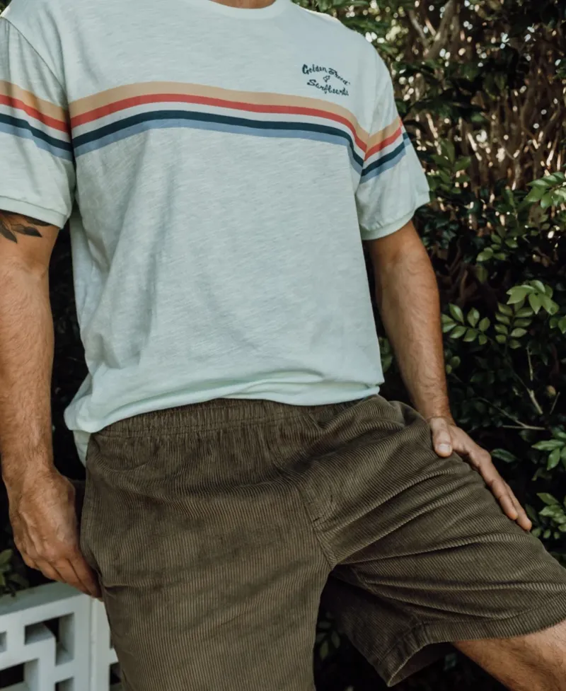 Golden Breed Floyd Walkshorts|Shorts-Floyd Elastic Waist Walkshort | Wash brown