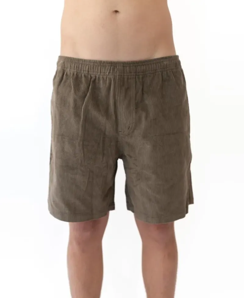 Golden Breed Floyd Walkshorts|Shorts-Floyd Elastic Waist Walkshort | Wash brown
