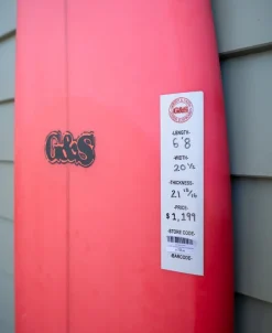 Golden Breed Gordon & Smith Surfboards-G&S 6'8 Cool Tool Mid Twin |