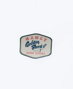 Golden Breed Stickers-GB Manly Al Sticker | Cream
