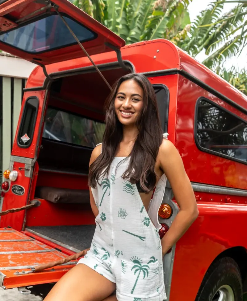 Women Golden Breed Playsuits & Jumpsuits-Jasmine Playsuit | Tattoo Print
