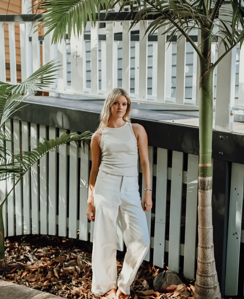 Women Golden Breed Pants-Jenny Long Pant | Off White