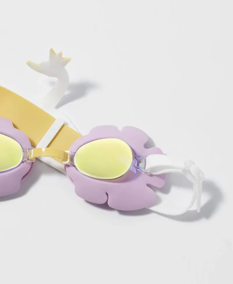 Golden Breed Sunny Life-Kids Swim Goggles Princess Swan | Multi