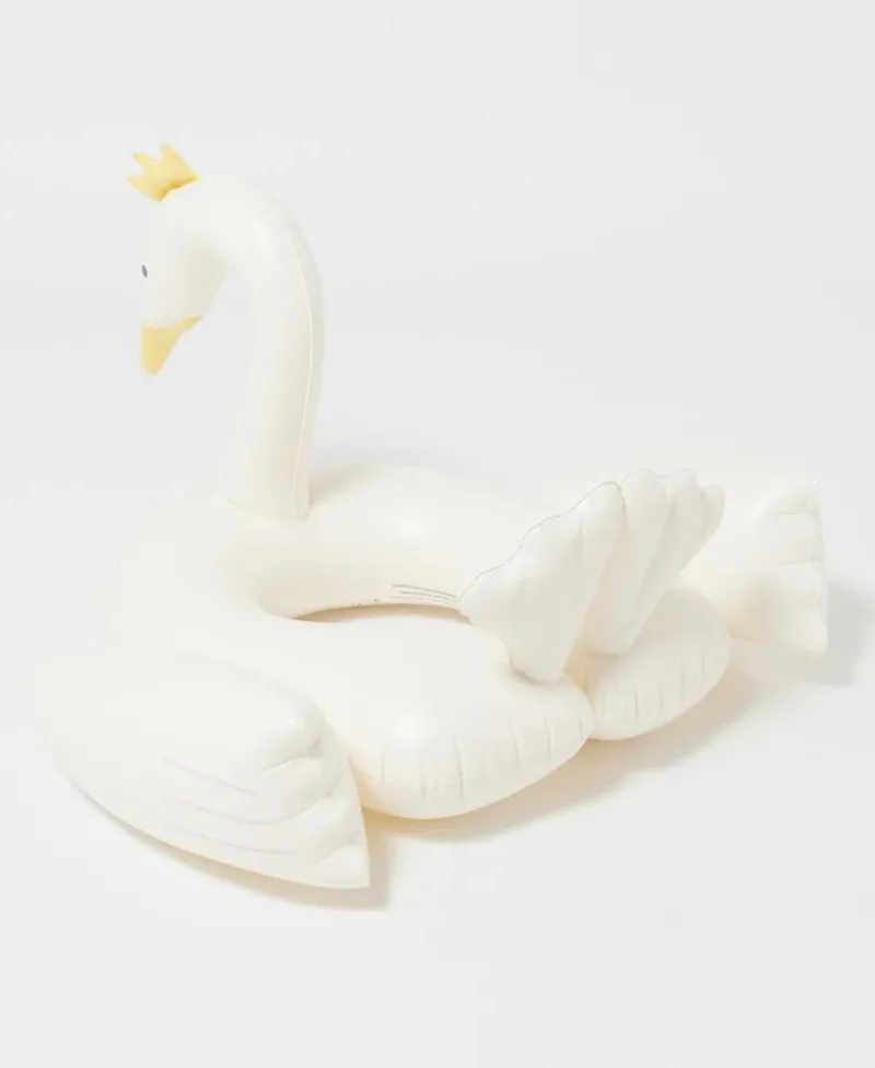 Golden Breed Sunny Life-Kids Tube Pool Ring Princess Swan | Multi