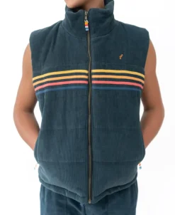 Golden Breed Hoodies & Sweats|Jackets-Lofoten Cord Puffer Vest |