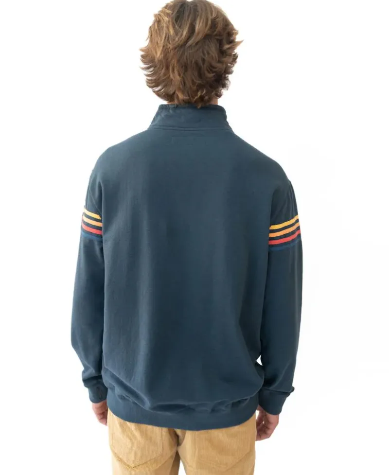 Golden Breed Hoodies & Sweats-Long Island Fleecy Top | Dark Blue