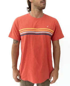 Golden Breed Tees-Long island Tee | Wash Red