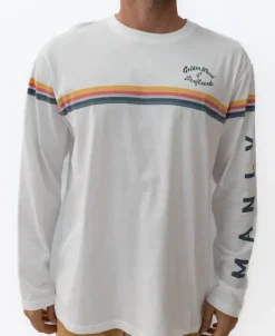Golden Breed Tees-Manly Cali Long Sleeve Tee | Off White
