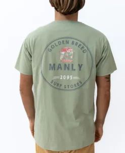 Golden Breed Tees-Manly Kombi Tee | Sage