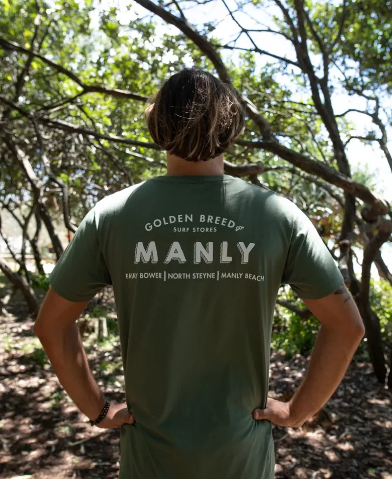 Golden Breed Tees-Manly Old School Tee |