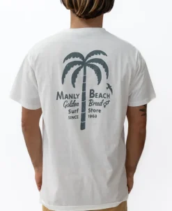 Golden Breed Tees-Manly Palm Loco Tee | Off White