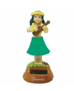 Golden Breed Hula Dolls-Mini Solar Hula Ukulele