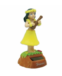 Golden Breed Hula Dolls-Mini Solar Hula Ukulele