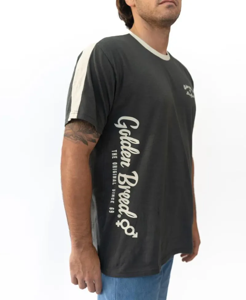 Golden Breed Tees-Mitch Tee | Wash Black