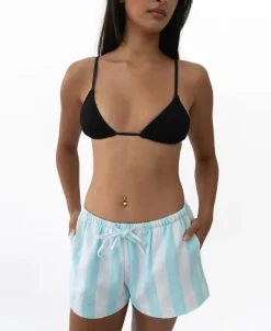 Women Golden Breed Shorts-Molly Short | Sky/White