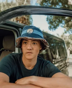 Golden Breed Bucket Hats-Nathan Terry Bucket Hat | Azure Blue