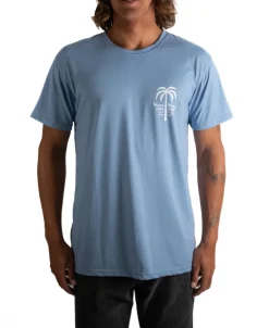 Golden Breed Tees-Noosa Palm Loco | Sea Blue Marle