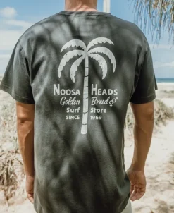 Golden Breed Tees-Noosa Palm Loco | Wash Black