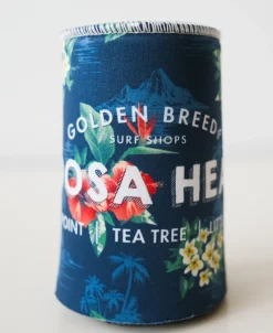 Golden Breed Stubby Holders-Noosa Stubby Holder Aloha | Dark Navy